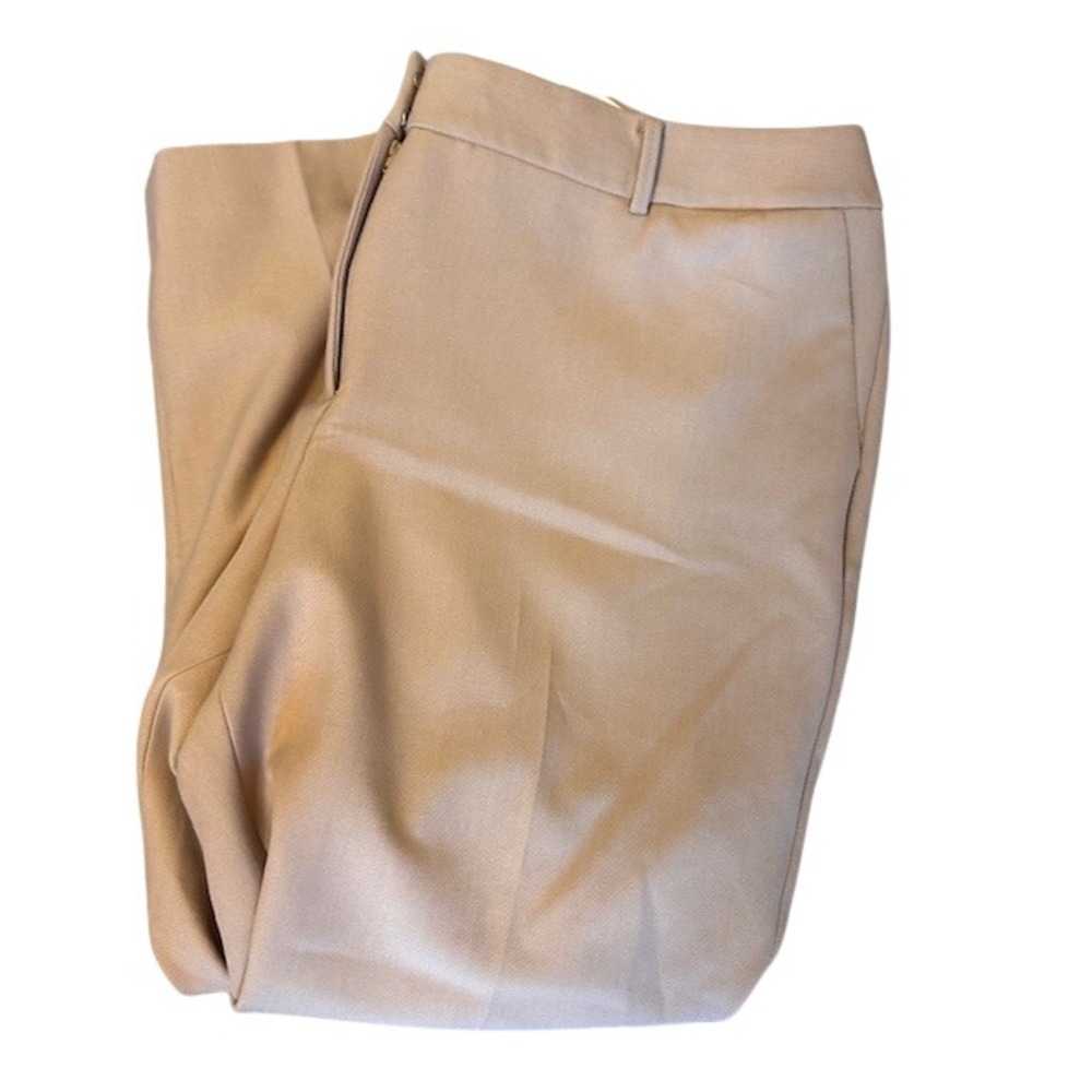 Talbots Women's High Waist Hampshire Ankle Tan Dress Pants‎ 22W